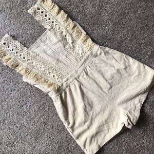 🐚FRINGE ROMPER